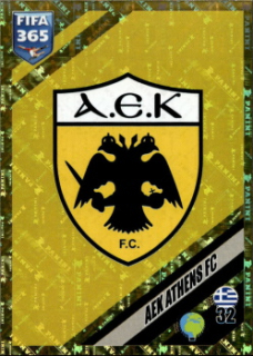 LOGO AEK Athens samolepka Panini FIFA 365 2024 #269