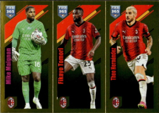 Mike Maignan / Fikayo Tomori / Theo Hernandez A.C. Milan samolepka Panini FIFA 365 2024 #343