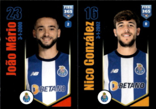 Joao Mario / Nico Gonzalez FC Porto samolepka Panini FIFA 365 2024 #380