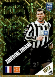 Zinedine Zidane - Icons Juventus FC samolepka Panini FIFA 365 2024 Football Inspiration #437