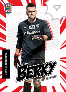 Martin "Berky" Berkovec SportZoo FORTUNA:LIGA 2022/23 1. serie Super Heroes #SH-18