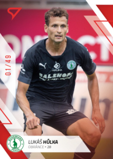 Lukas Hulka Bohemians Praha SportZoo FORTUNA:LIGA 2022/23 1. serie Red /49 #166