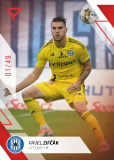 Pavel Zifcak Sigma Olomouc SportZoo FORTUNA:LIGA 2022/23 1. serie Red /49 #102