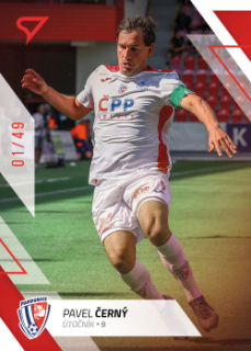 Pavel Cerny Pardubice SportZoo FORTUNA:LIGA 2022/23 1. serie Red /49 #137
