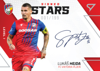 Lukas Hejda Viktoria Plzen SportZoo FORTUNA:LIGA 2022/23 1. serie Signed Stars Auto Level 1 /199 #SL1-LH