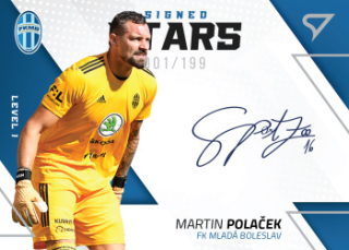 Martin Polacek Mlada Boleslav SportZoo FORTUNA:LIGA 2022/23 1. serie Signed Stars Auto Level 1 /199 #SL1-MP