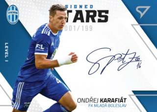 Ondrej Karafiat Mlada Boleslav SportZoo FORTUNA:LIGA 2022/23 1. serie Signed Stars Auto Level 1 /199 #SL1-OK