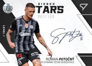 Roman Potocny Ceske Budejovice SportZoo FORTUNA:LIGA 2022/23 1. serie Signed Stars Auto Level 1 /199 #SL1-RP