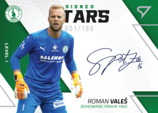 Roman Vales Bohemians Praha SportZoo FORTUNA:LIGA 2022/23 1. serie Signed Stars Auto Level 1 /199 #SL1-RV