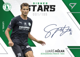 Lukas Hulka Bohemians Praha SportZoo FORTUNA:LIGA 2022/23 1. serie Signed Stars Auto Level 1 /199 #SL1-HU