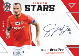 Jakub Reznicek Brno SportZoo FORTUNA:LIGA 2022/23 1. serie Signed Stars Auto Level 1 /199 #SL1-JR