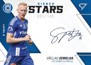 Vaclav Jemelka Sigma Olomouc SportZoo FORTUNA:LIGA 2022/23 1. serie Signed Stars Auto Level 2 /149 #SL2-VJ