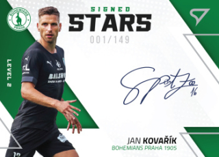 Jan Kovarik Bohemians Praha SportZoo FORTUNA:LIGA 2022/23 1. serie Signed Stars Auto Level 2 /149 #SL2-KO