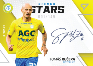 Tomas Kucera Teplice SportZoo FORTUNA:LIGA 2022/23 1. serie Signed Stars Auto Level 2 /149 #SL2-TK