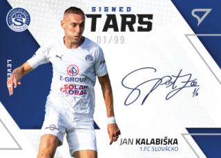Jan Kalabiska Slovacko SportZoo FORTUNA:LIGA 2022/23 1. serie Signed Stars Auto Level 3 /99 #SL3-JK