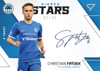 Christian Frydek Liberec SportZoo FORTUNA:LIGA 2022/23 1. serie Signed Stars Auto Level 3 /99 #SL3-CF