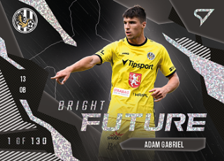 Adam Gabriel Hradec Kralove SportZoo FORTUNA:LIGA 2023/24 1. serie Bright Future Limited /130 #BF-5