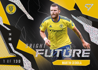 Martin Cedidla Zlin SportZoo FORTUNA:LIGA 2023/24 1. serie Bright Future Limited /130 #BF-9