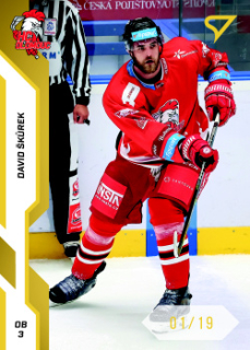 David Skurek Olomouc Tipsport ELH 2022/23 SportZoo 2. serie Gold /19 #325