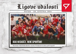 Kdo neskace,neni Spartan! Sparta Praha Dekady Fotbalove Ligy 2023 SportZoo Ligove udalosti #LU-008