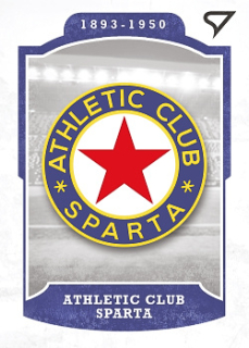 Athletic Club Sparta Sparta Praha Dekady Fotbalove Ligy 2023 SportZoo Vyvoj kluboveho loga #L-001
