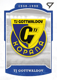 TJ Gottwaldov Zlin Dekady Fotbalove Ligy 2023 SportZoo Vyvoj kluboveho loga #L-004