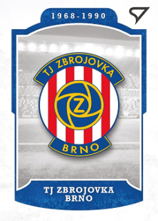 TJ Zbrojovka Brno Brno Dekady Fotbalove Ligy 2023 SportZoo Vyvoj kluboveho loga #L-006