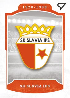 SK Slavia IPS Praha Slavia Praha Dekady Fotbalove Ligy 2023 SportZoo Vyvoj kluboveho loga #L-007