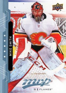 Mike Smith Calgary Flames Upper Deck MVP 2018/19 Factory Set Blue #34