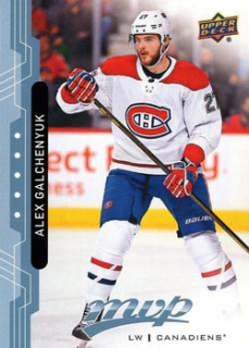 Alex Galchenyuk Montreal Canadiens Upper Deck MVP 2018/19 Factory Set Blue #55