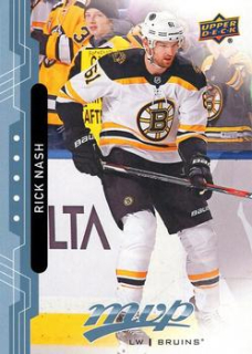 Rick Nash Boston Bruins Upper Deck MVP 2018/19 Factory Set Blue #79