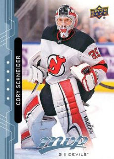 Cory Schneider New Jersey Devils Upper Deck MVP 2018/19 Factory Set Blue #89