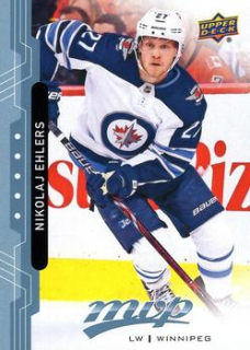 Nikolaj Ehlers Winnipeg Jets Upper Deck MVP 2018/19 Factory Set Blue #127