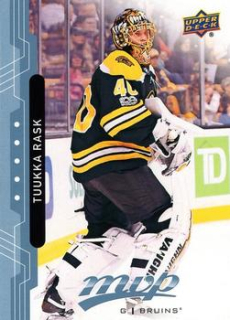 Tuukka Rask Boston Bruins Upper Deck MVP 2018/19 Factory Set Blue #131
