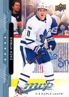 Zach Hyman Toronto Maple Leafs Upper Deck MVP 2018/19 Factory Set Blue #143