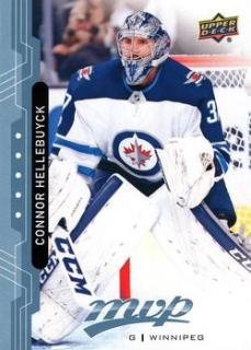 Connor Hellebuyck Winnipeg Jets Upper Deck MVP 2018/19 Factory Set Blue #162