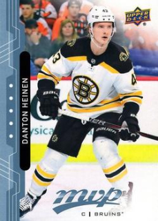 Danton Heinen Boston Bruins Upper Deck MVP 2018/19 Factory Set Blue #183
