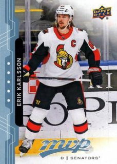 Erik Karlsson Ottawa Senators Upper Deck MVP 2018/19 Factory Set Blue #212