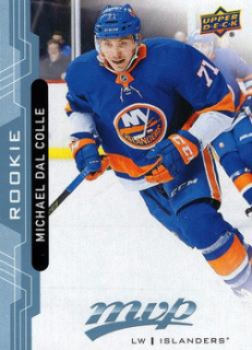 Michael Dal Colle New York Islanders Upper Deck MVP 2018/19 Factory Set Blue #221