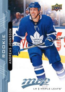 Andreas Johnsson Toronto Maple Leafs Upper Deck MVP 2018/19 Factory Set Blue #249