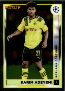 Karim Adeyemi Borussia Dortmund Topps Merlin Chrome UEFA Club Competitions 2022/23 #32