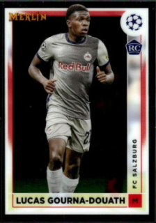 Lucas Gourna-Douath Red Bull Salzburg Topps Merlin Chrome UEFA Club Competitions 2022/23 #71