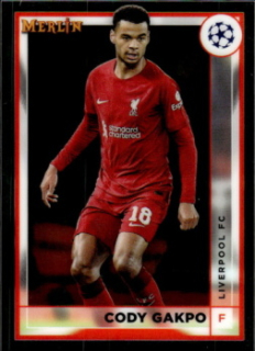 Cody Gakpo Liverpool Topps Merlin Chrome UEFA Club Competitions 2022/23 #84