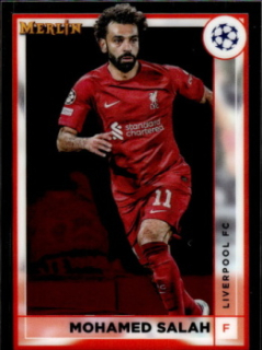 Mohamed Salah Liverpool Topps Merlin Chrome UEFA Club Competitions 2022/23 #88