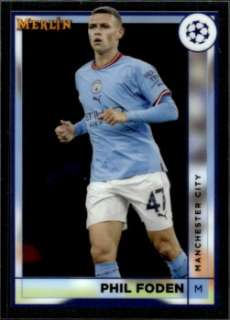 Phil Foden Manchester City Topps Merlin Chrome UEFA Club Competitions 2022/23 #93