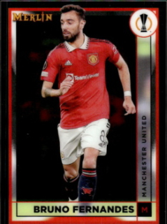 Bruno Fernandes Manchester United Topps Merlin Chrome UEFA Club Competitions 2022/23 #99
