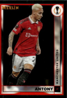 Antony Manchester United Topps Merlin Chrome UEFA Club Competitions 2022/23 #102