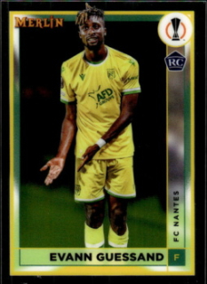 Evann Guessand Nantes Topps Merlin Chrome UEFA Club Competitions 2022/23 #110