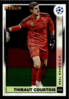 Thibaut Courtois Real Madrid Topps Merlin Chrome UEFA Club Competitions 2022/23 #117