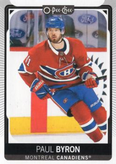 Paul Byron Montreal Canadiens O-Pee-Chee 2021/22 #176